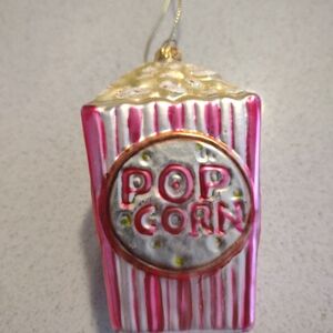 Vintage 3 1/2" Popcorn Ornament. Perfect Condition.